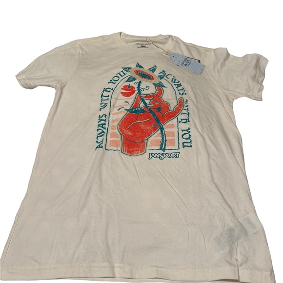 Jansport Other - Jansport s/s "Pablo Honey" crewneck tee in cream. Size M. NWT